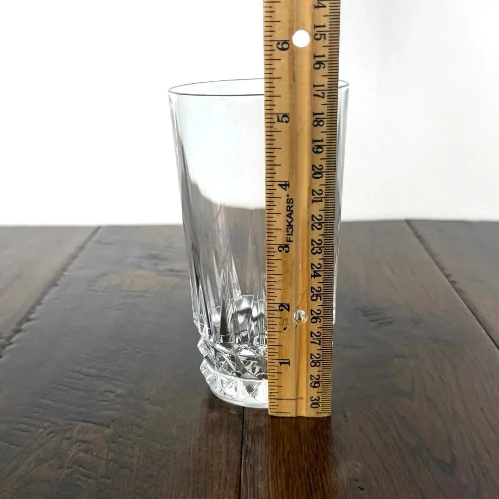 Set of 4 Vintage Cristal d'Arques Durand Tuilleries Villandry Highball Glasses